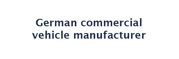 German commercial vehicle manufacturer