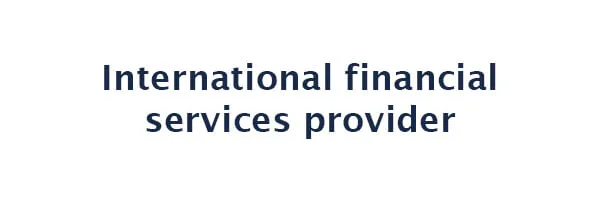 International financial services provider